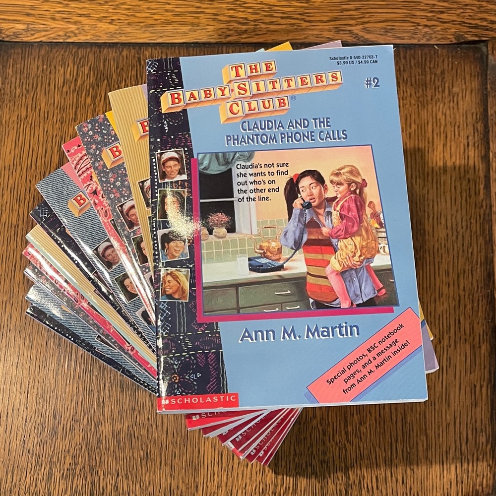 The Baby-Sitters Club Collection Lot of 11 books - #2-12, Scholastic